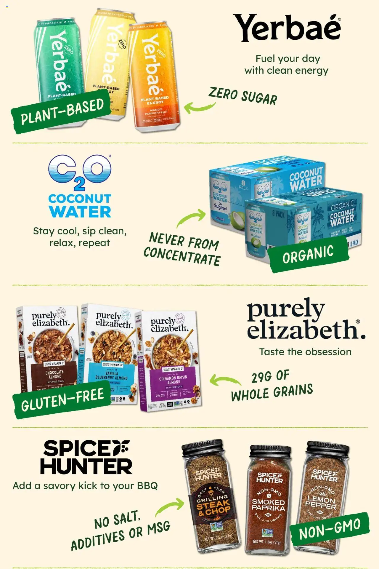 Sprouts Monthly Ad - valid from 25.06.2025 | Page: 4 | Products: Chocolate, Salt, Pepper, Mango