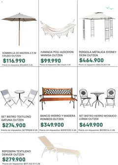 Vista previa Jumbo - Tiempo libre válido desde el 11.12.2025 | Página: 3 | Productos: Algodón, Reposera, Pérgola, Sombrilla