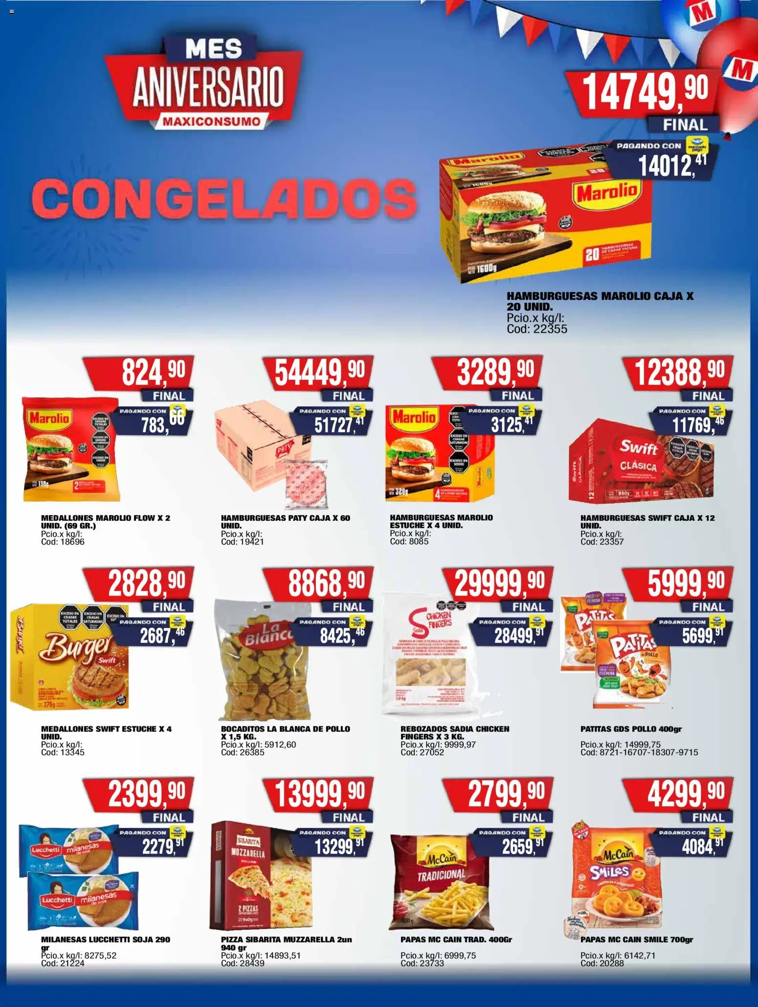 Maxiconsumo ofertas │ válido desde el 15.12.2025 | Página: 15 | Productos: Pollo, Caja, Muzzarella, Estuche
