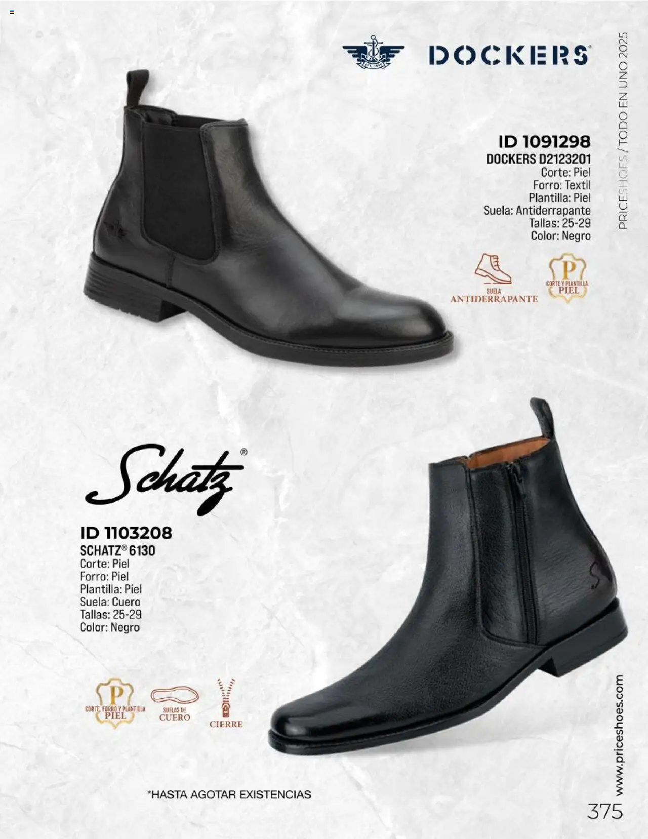 Nuevas ofertas de Price Shoes válidas en toda la República Mexicana desde el 05.05.2025. ¡Encuentra las mejores ofertas en Price Shoes catálogo Todo En 1 2025! | Página: 373