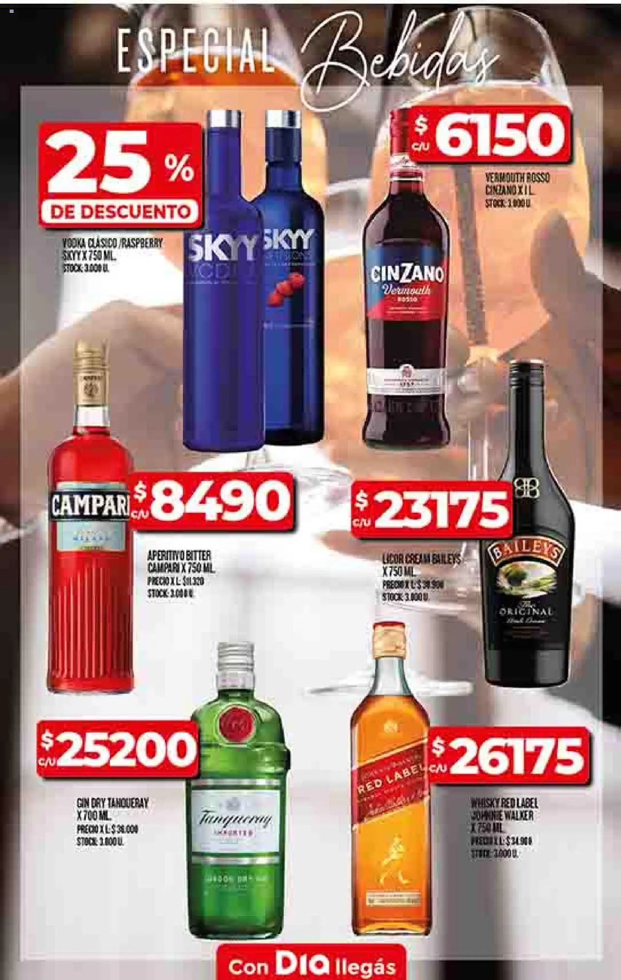 Supermercado DIA Ofertas │ válido desde el 25.06.2025 | Página: 53 | Productos: Vodka, Whisky, Gin