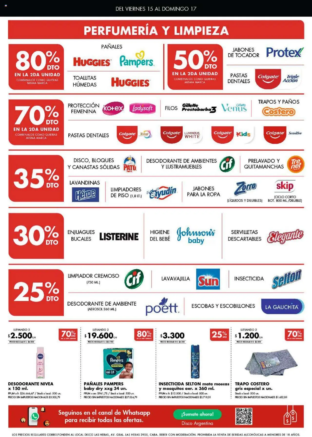 Disco ofertas │ válido desde el 15.08.2025 | Página: 6 | Productos: Lustramuebles, Disco, Insecticida, Ropa