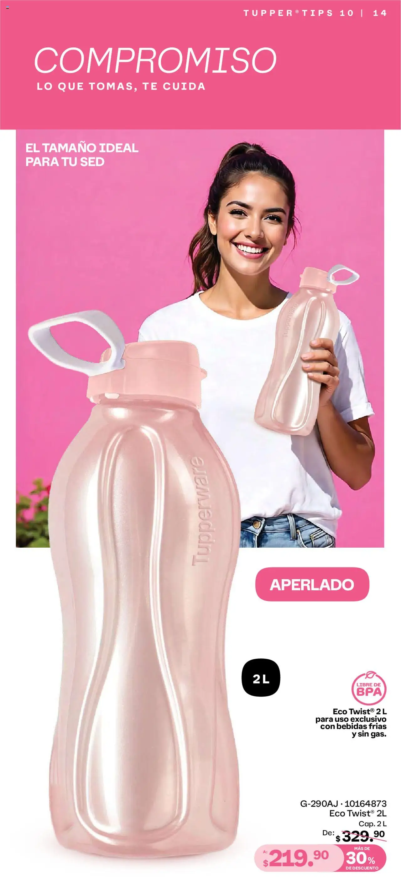 Nuevas ofertas de Tupperware válidas en toda la República Mexicana desde el 08.09.2025. ¡Encuentra las mejores ofertas en Tupperware - Catálogo! | Página: 14 | Productos: Tupper, Té