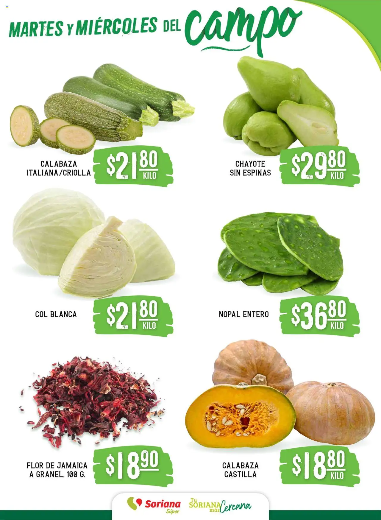 Nuevas ofertas de Soriana válidas en toda la República Mexicana desde el 14.10.2025. ¡Encuentra las mejores ofertas en Soriana - Martes y Miércoles del Campo Súper: Tijuana, Mexicali, Ensenada, San Luis Río Colorado y Tecate! | Página: 3 | Productos: Col