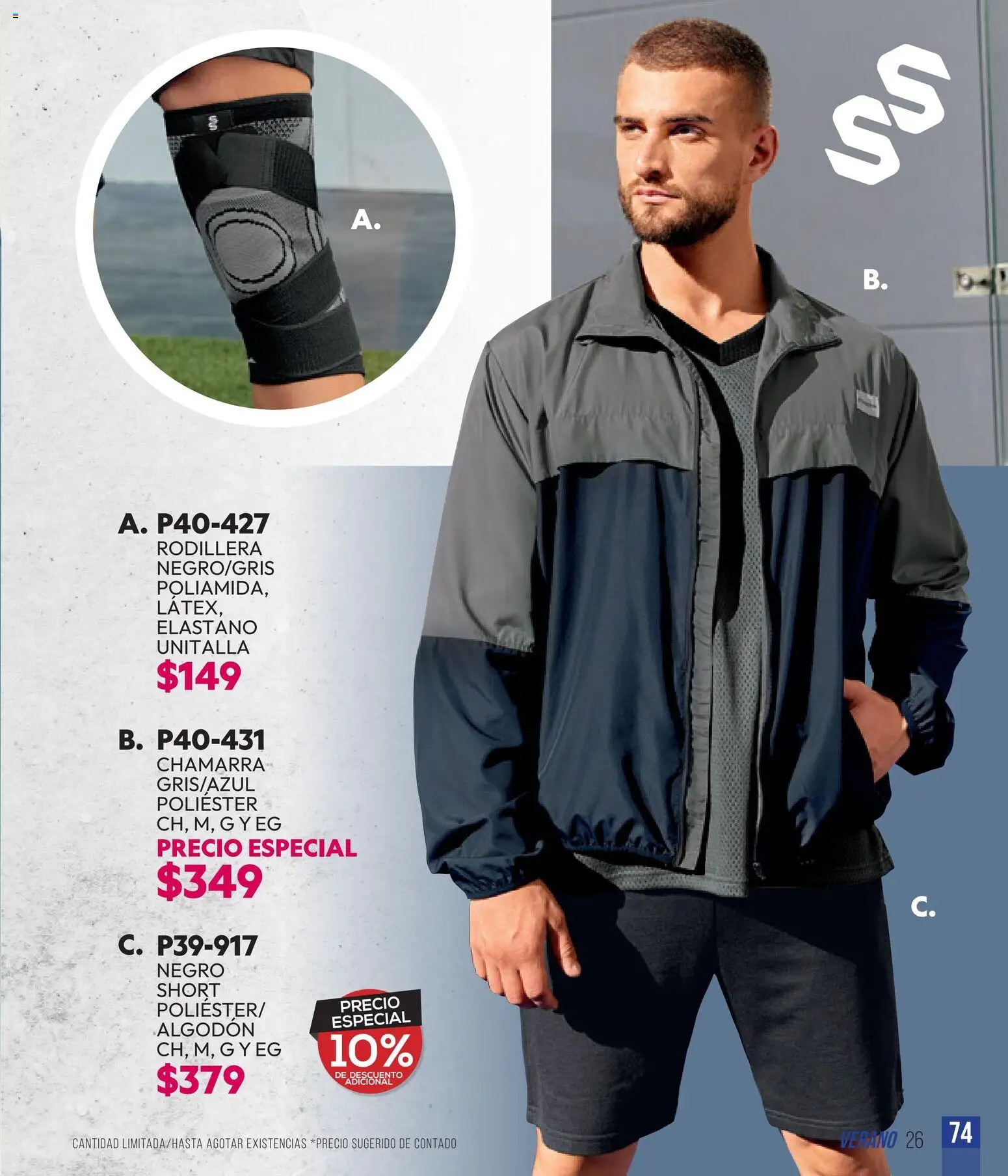 Nuevas ofertas de Cklass válidas en toda la República Mexicana desde el 28.04.2026. ¡Encuentra las mejores ofertas en Cklass catálogo Sportweek! | Página: 189 | Productos: Chamarra, Algodón, Short