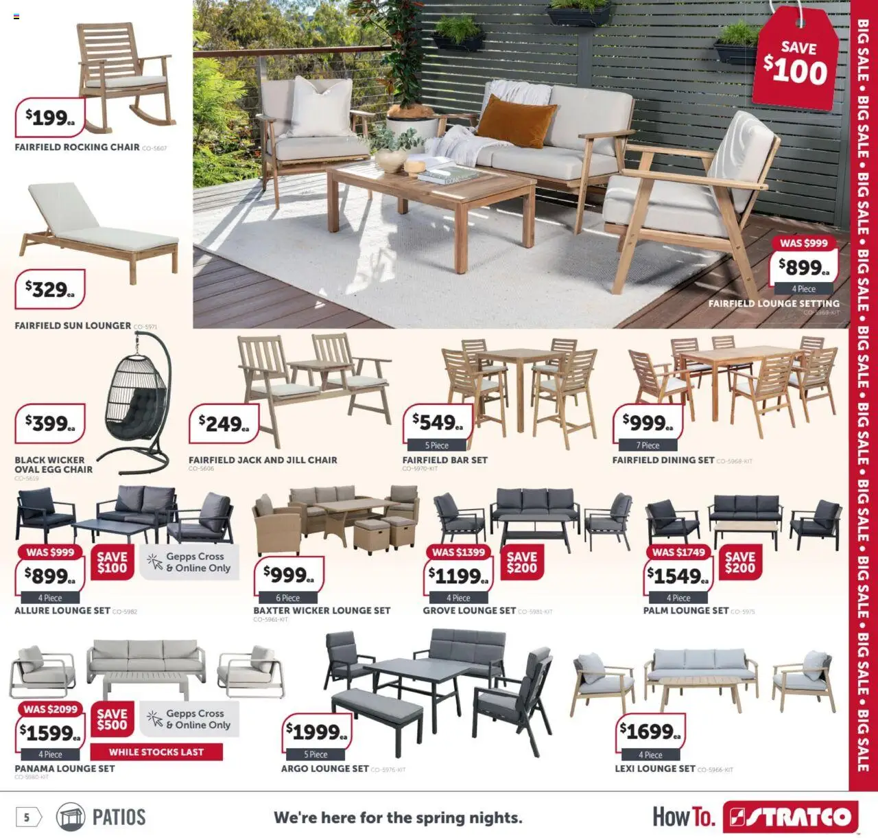Stratco catalogue - valid from 19.09.2025 | Page: 5 | Products: Chair