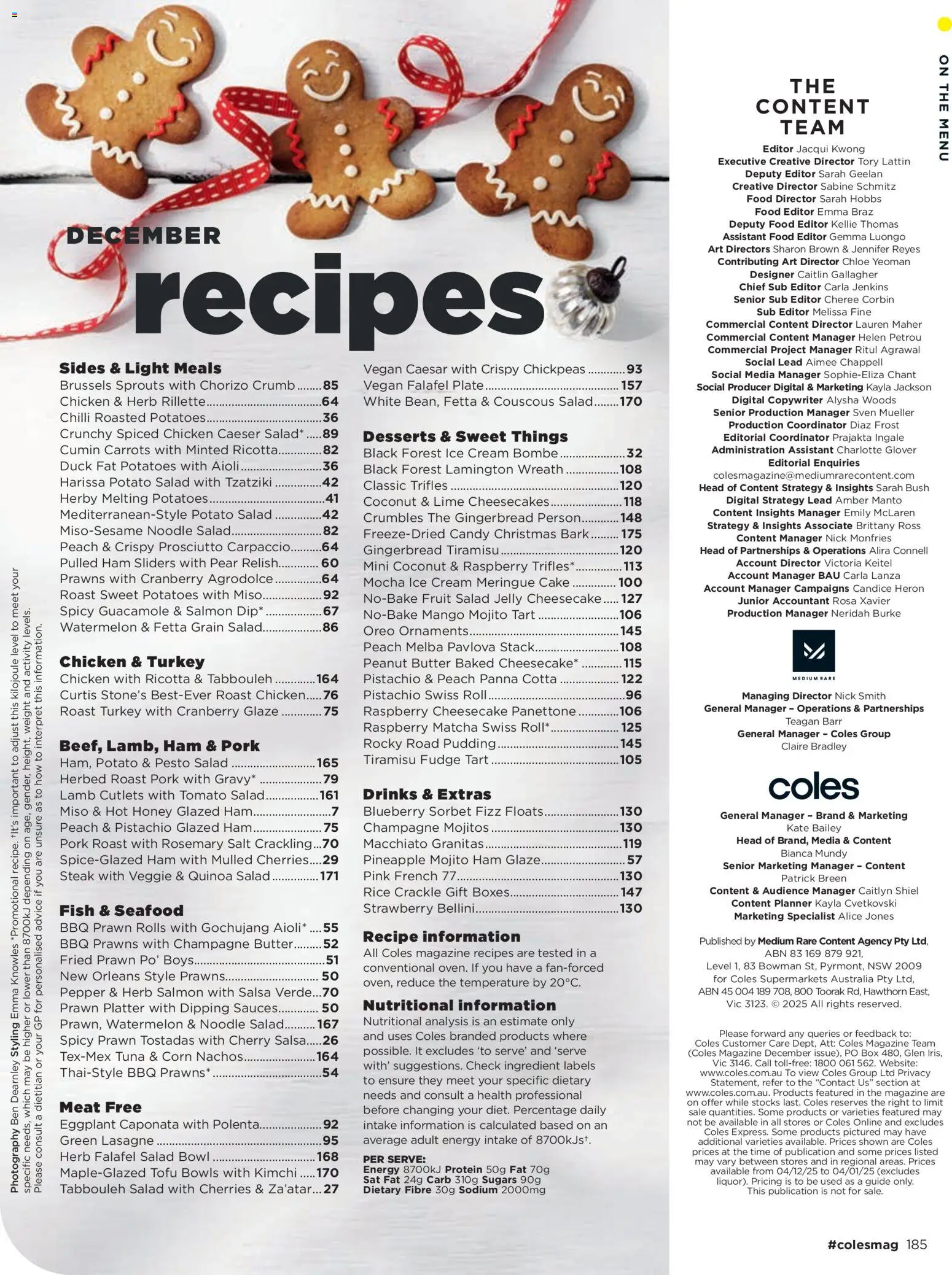 Coles catalogue - valid from 04.12.2025 | Page: 185 | Products: Potatoes, Chicken, Cream, Digital