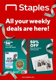 Preview of Staples weekly ads valid from 07.12.2025