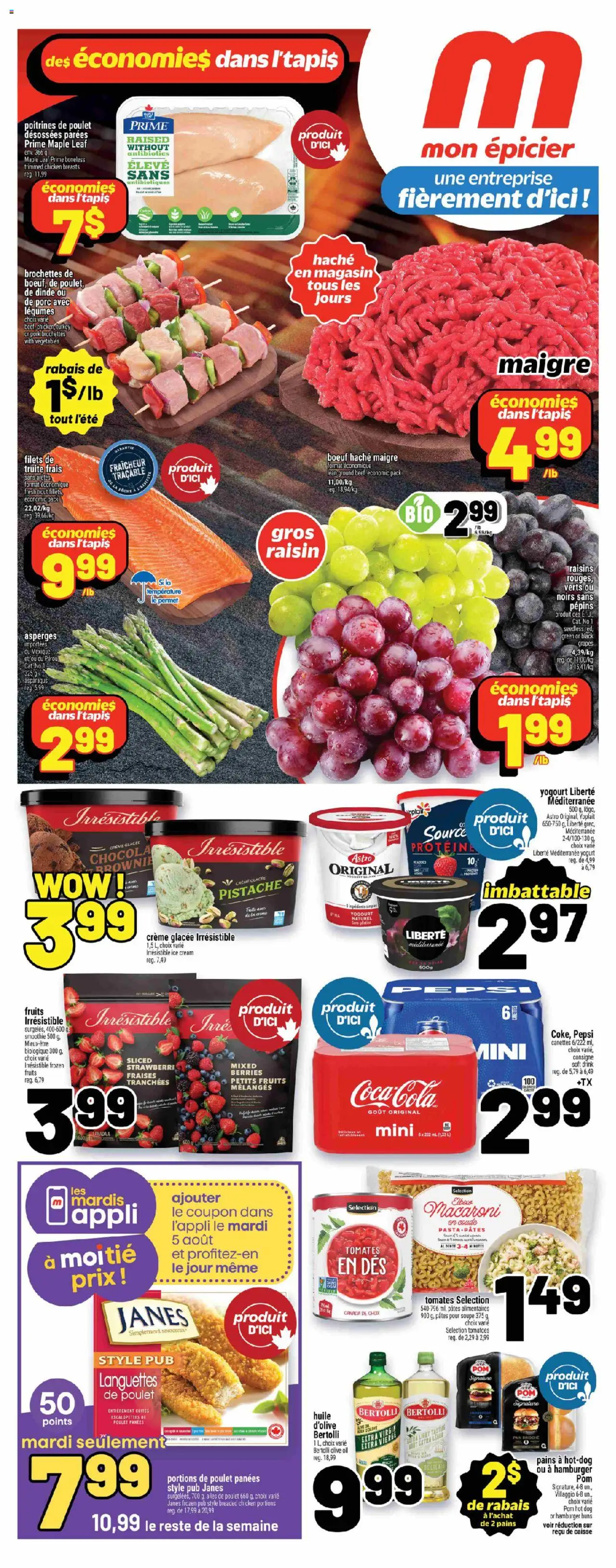 Metro flyer valid from 31.07.2025 | Page: 2 | Products: Cream, Chicken breasts, Turkey, Yogurt