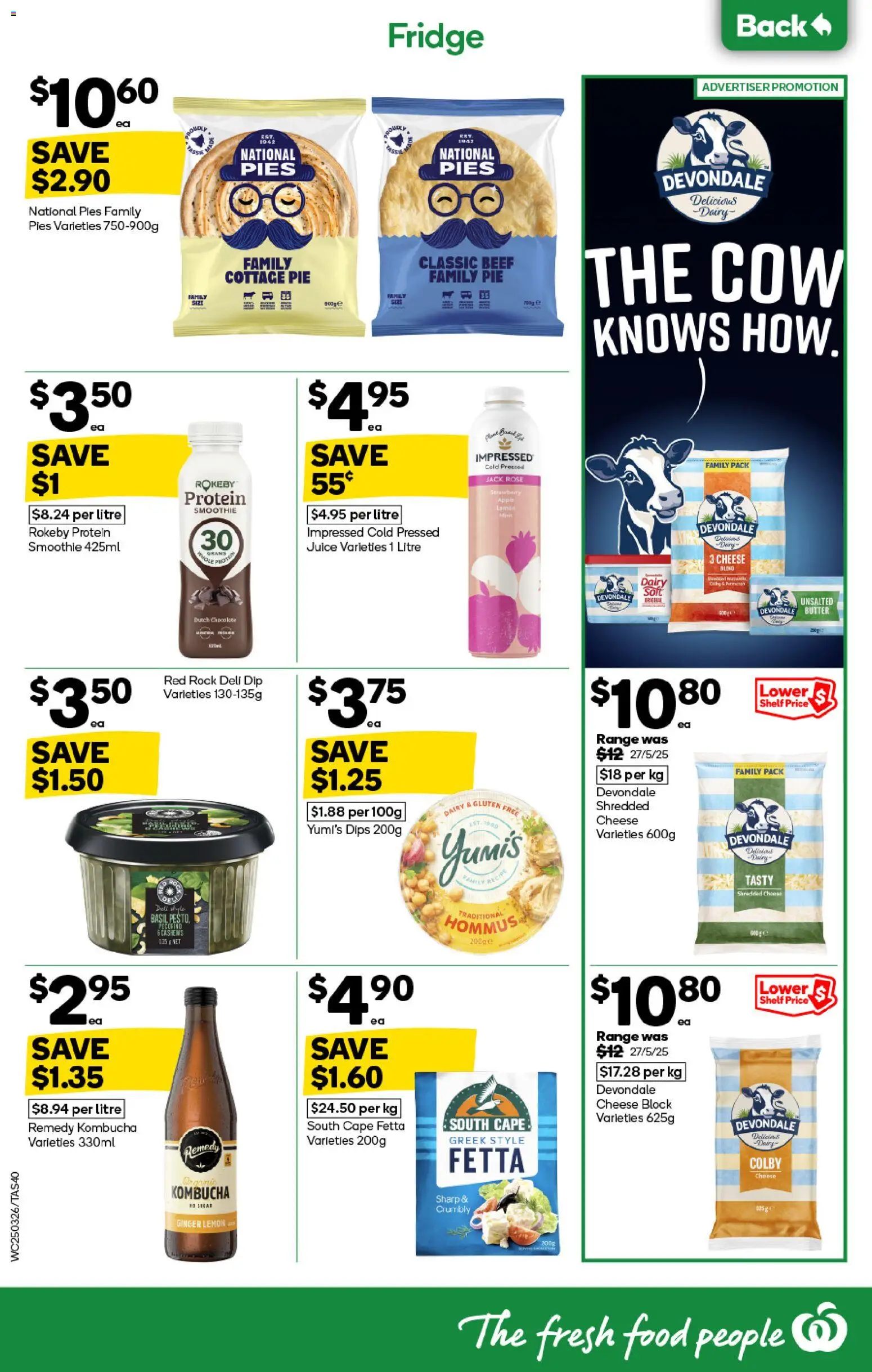 Woolworths catalogue - valid from 25.03.2026 | Page: 40 | Products: Cheese, Chocolate, Juice, Beef