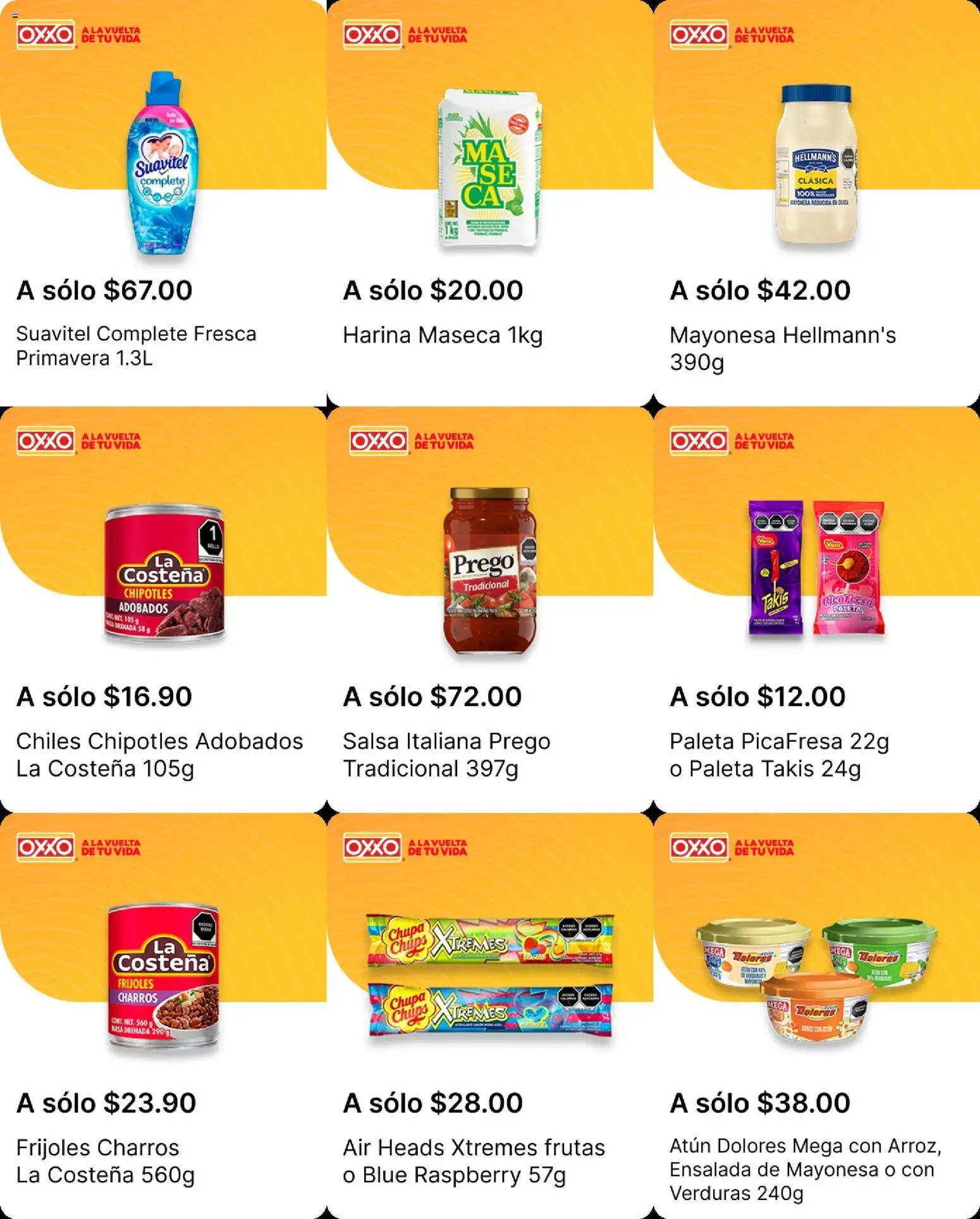 Nuevas ofertas de OXXO válidas en toda la República Mexicana desde el 04.12.2025. ¡Encuentra las mejores ofertas en OXXO - Oxxo Promotions! | Página: 4 | Productos: Harina, Mayonesa, Paleta, Ensalada