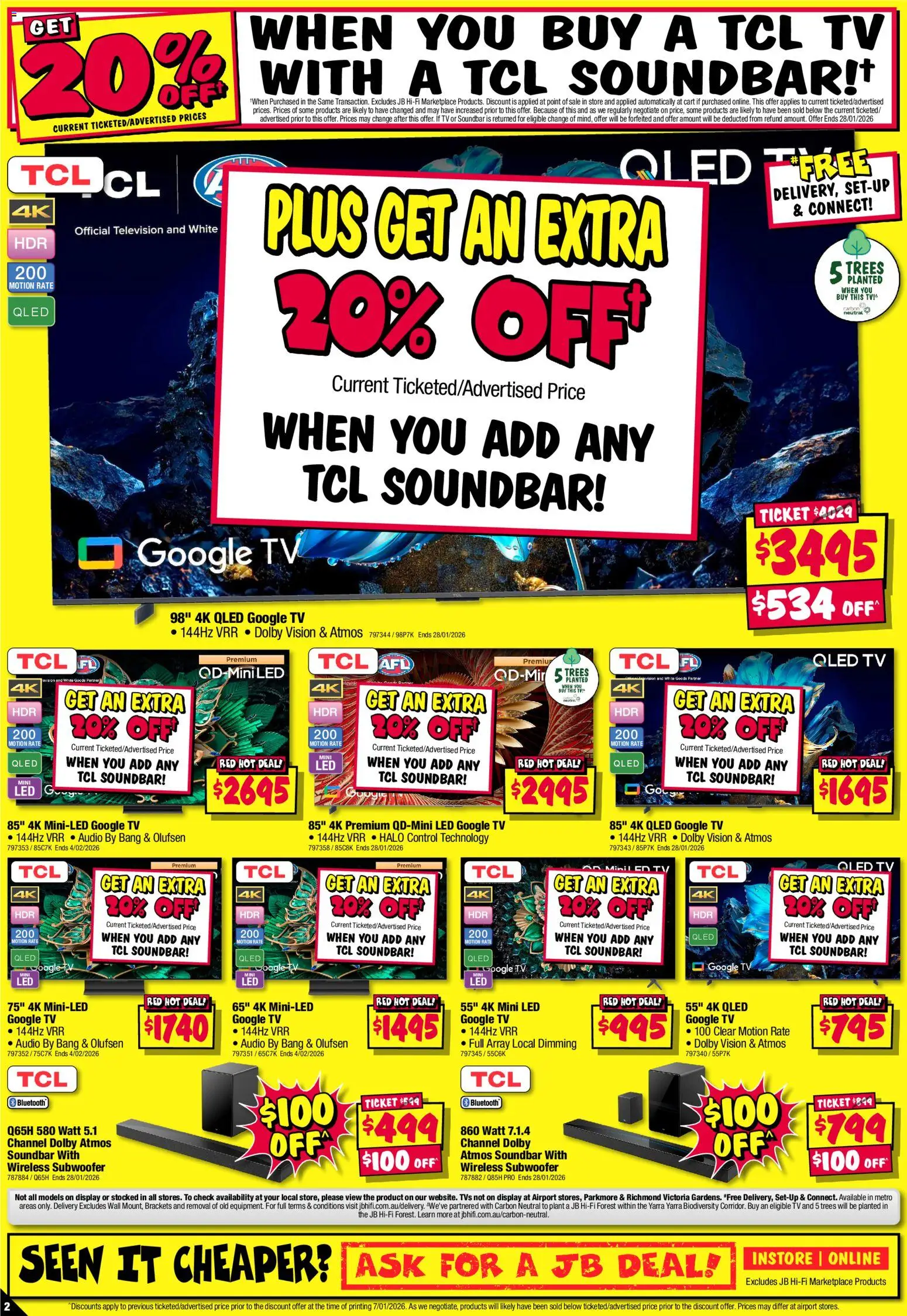 JB Hi-Fi catalogue - valid from 15.01.2026 | Page: 2 | Products: Plant, Tv, Television, Audio