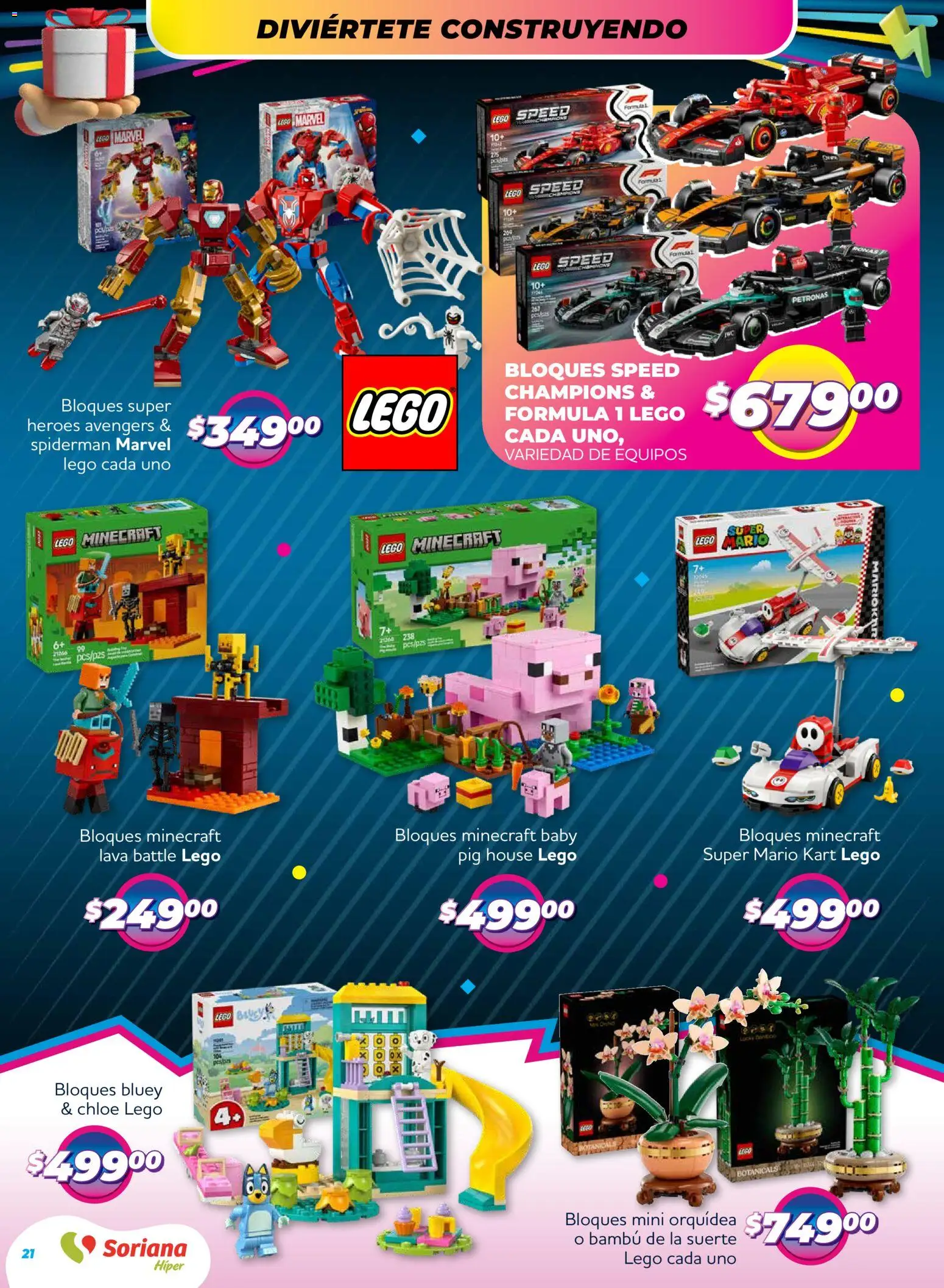 Nuevas ofertas de Soriana válidas en toda la República Mexicana desde el 27.11.2025. ¡Encuentra las mejores ofertas en Soriana - Reino de los Juguetes Híper Nacional! | Página: 21