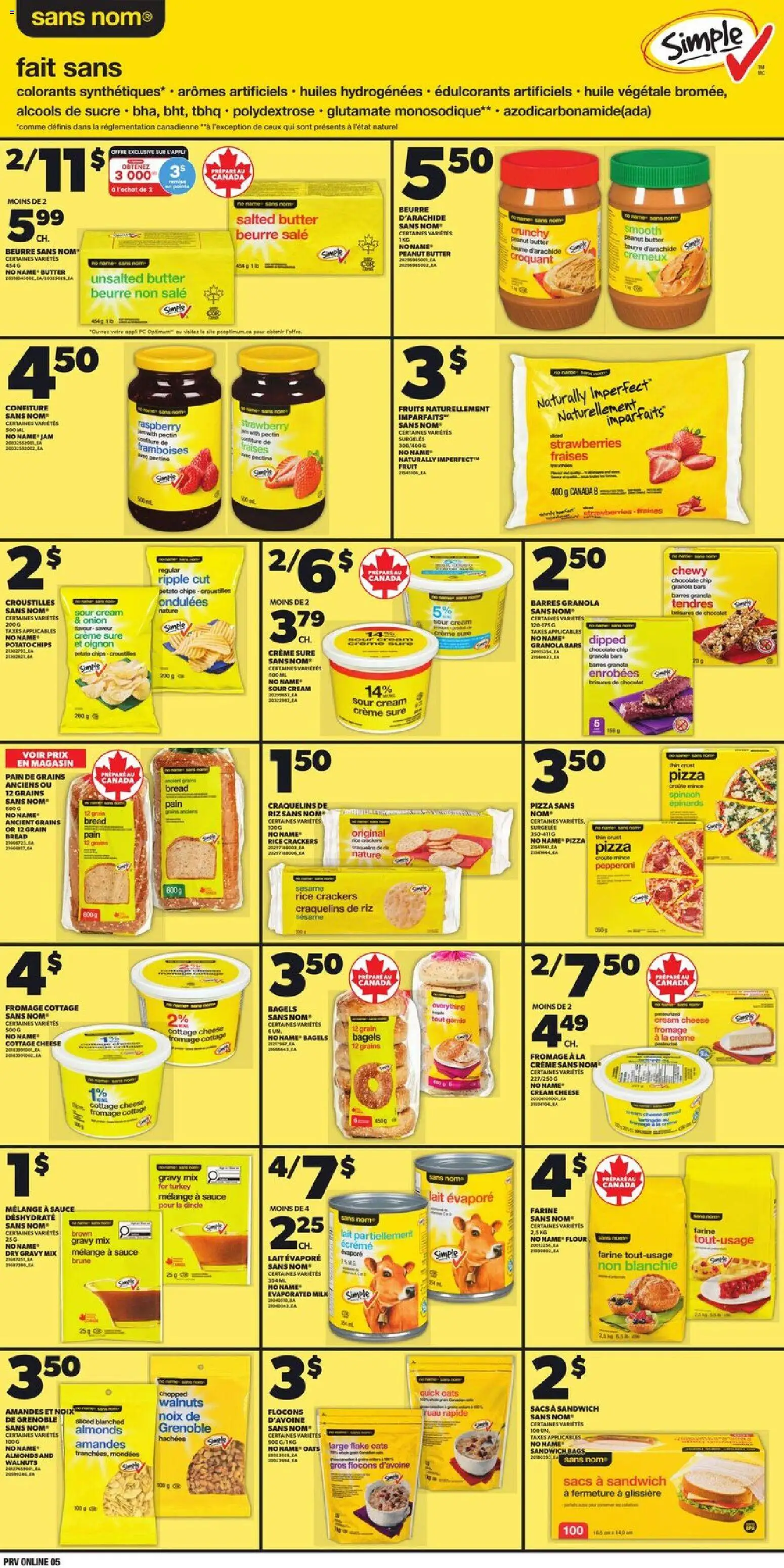 Provigo flyer valid from 08.01.2026 | Page: 6 | Products: Milk, Butter, Chocolate, Pizza