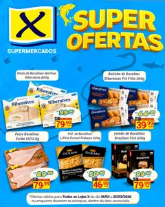 X Supermercados ofertas Ribeiralves e Oceani - Pré-Visualização do folheto da loja X Supermercados, válido de 18.03.2026