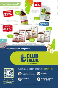 Nuevas ofertas de Farmacia San Pablo válidas en toda la República Mexicana desde el 20.07.2025. ¡Encuentra las mejores ofertas en Farmacia San Pablo - Catálogo Estacíon de Ofertas! | Página: 4