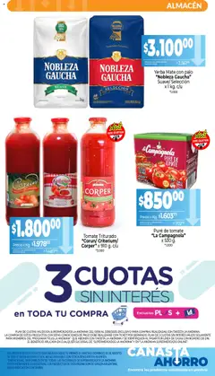 La Anonima - Canasta Ahorro │ válido desde el 01.08.2025 | Página: 5 | Productos: Mate, Yerba, Pure de Tomate, Canasta