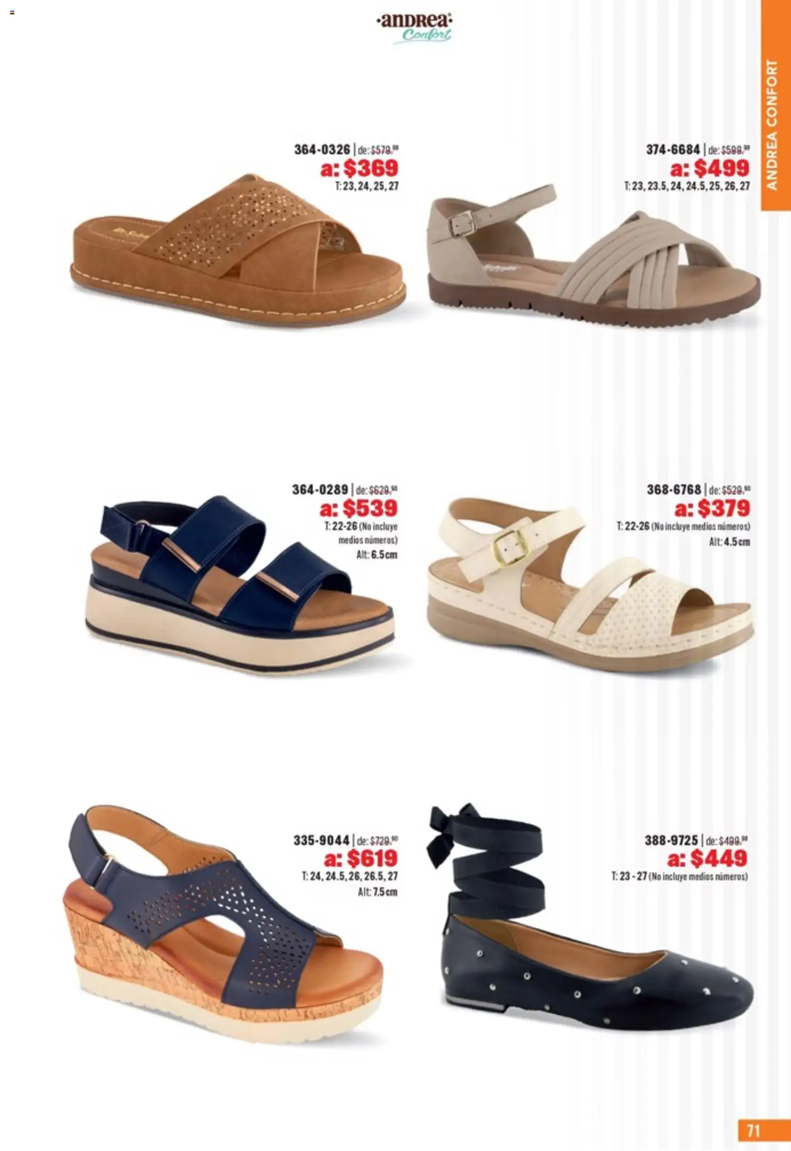 Nuevas ofertas de Andrea válidas en toda la República Mexicana desde el 05.04.2026. ¡Encuentra las mejores ofertas en Andrea catálogo Outlet! | Página: 71