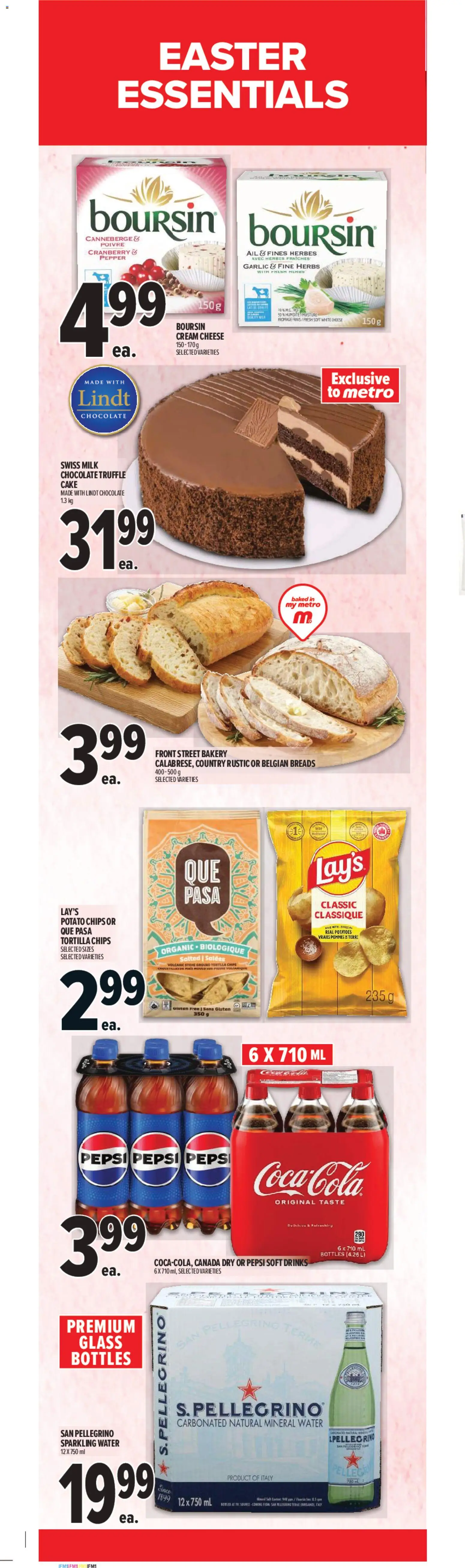 Metro flyer valid from 02.04.2026 | Page: 3 | Products: Chips, Cream, Milk, Chocolate
