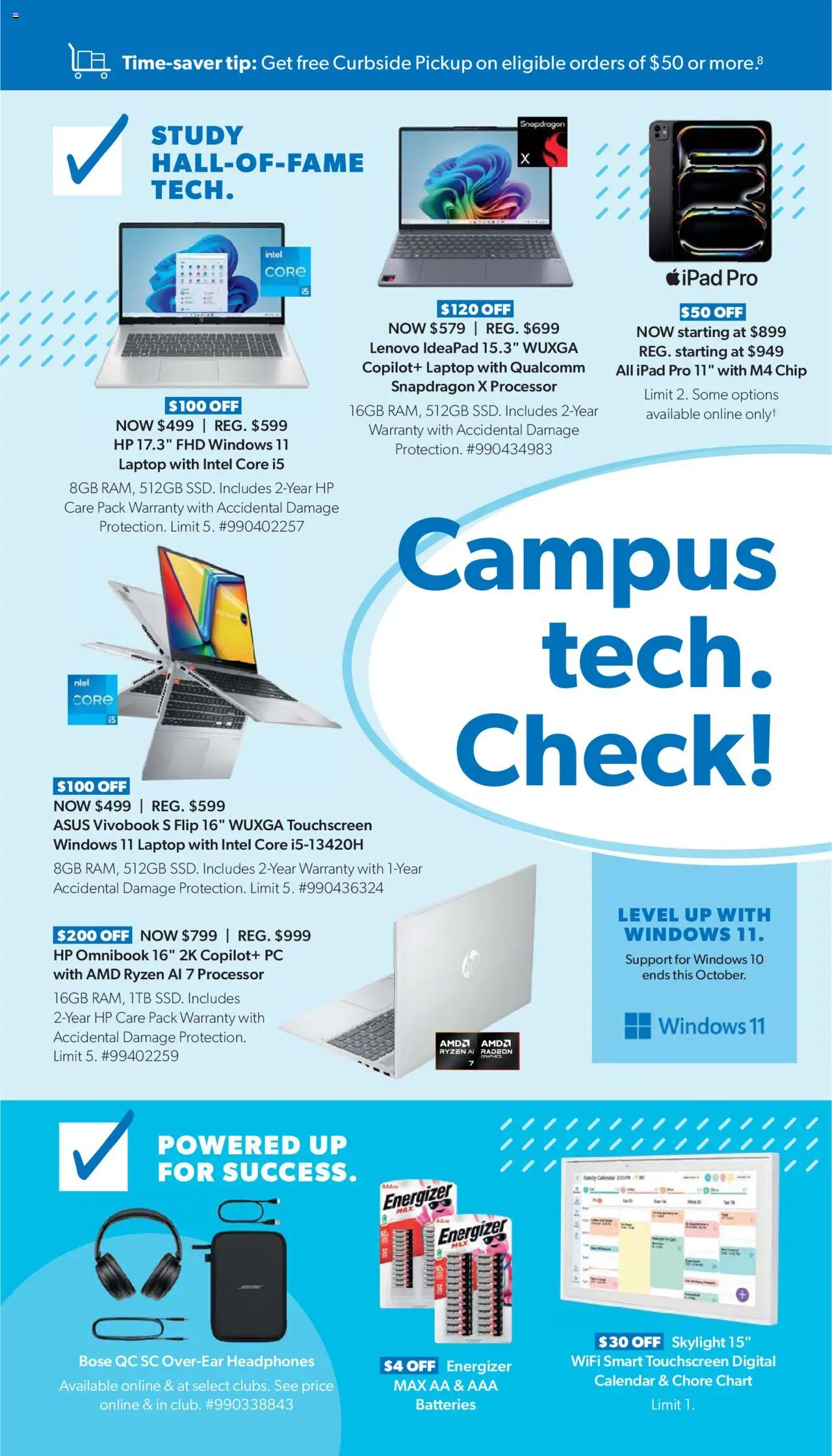 Sam's Club Instant Savings - valid from 23.07.2025 | Page: 32 | Products: Pc, Headphones, Ipad, Laptop