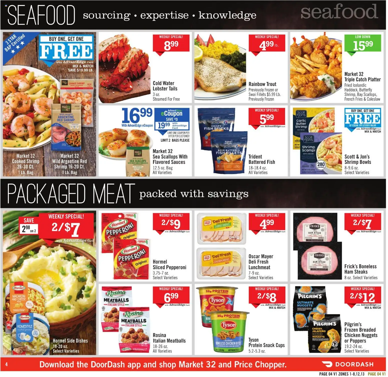 Price Chopper - Weekly Ad - valid from 19.04.2026 | Page: 4 | Products: Butter, Ham, Garlic, Bag