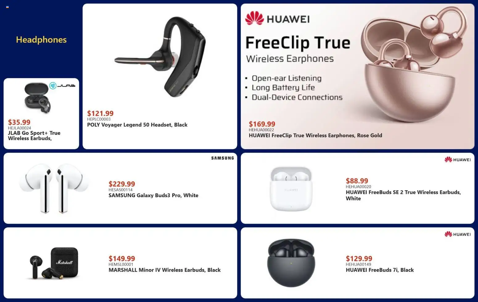 Canada Computers flyer valid from 30.01.2026 | Page: 9 | Products: Headphones, Battery