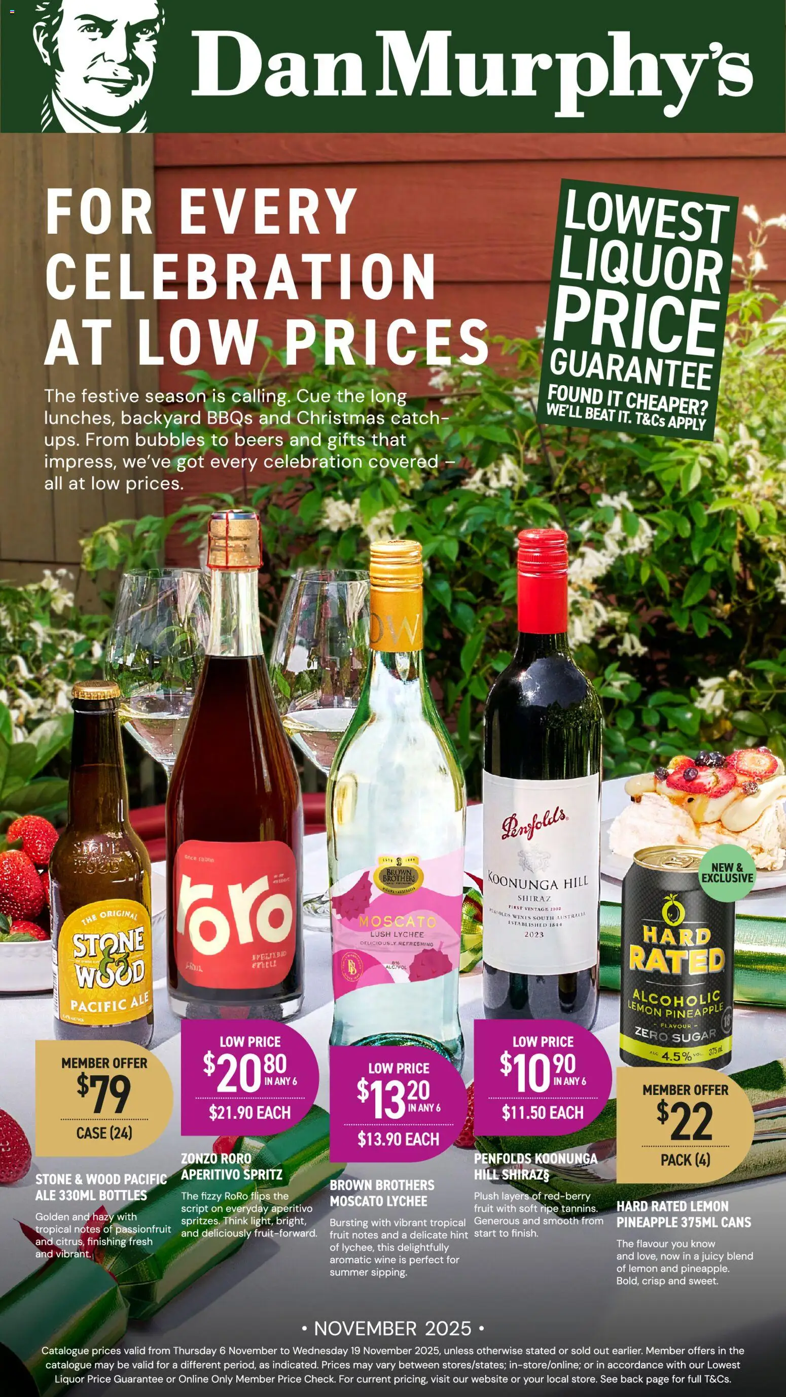 Dan Murphy's catalogue - valid from 06.11.2025 | Page: 1 | Products: Wine, Passionfruit, Wood, Lemon