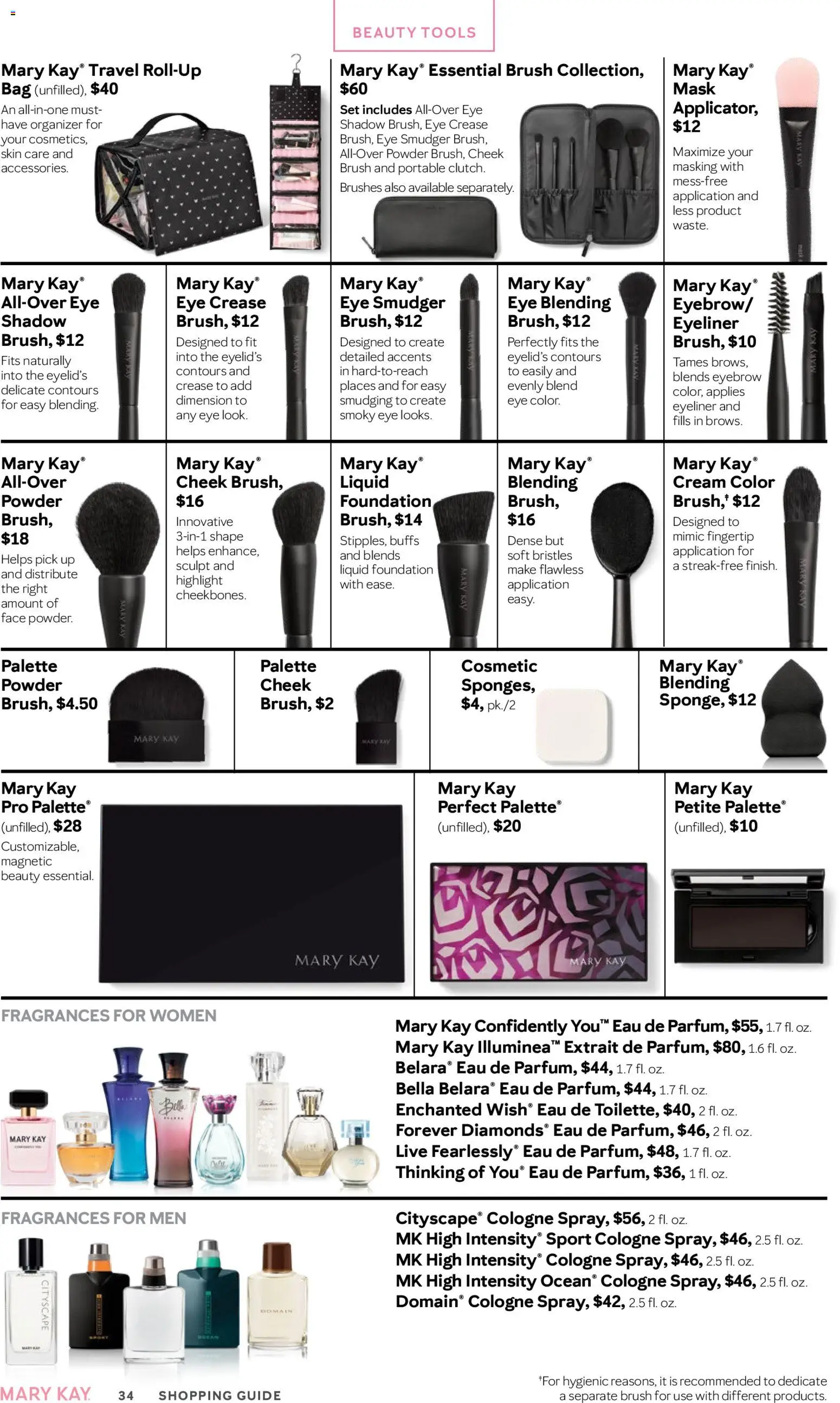 Mary Kay The Look Winter 2025 - valid from 16.11.2025 | Page: 34 | Products: Brush, Eyebrow, Eyeliner, Bag