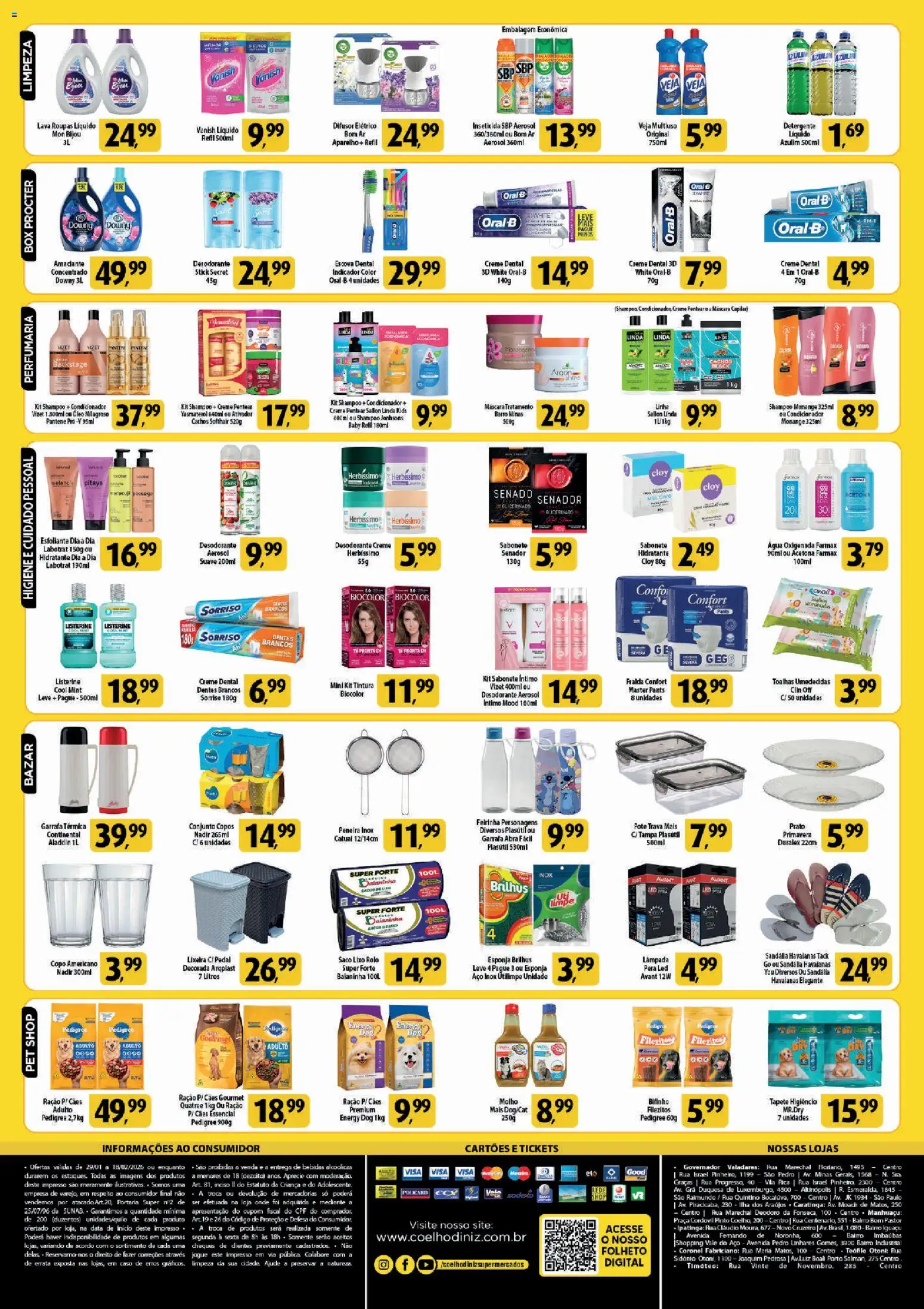 Coelho Diniz Folheto - válido de 29.01.2026 | Página: 4 | Produtos: Difusor, Lâmpada, Desodorante, Pente