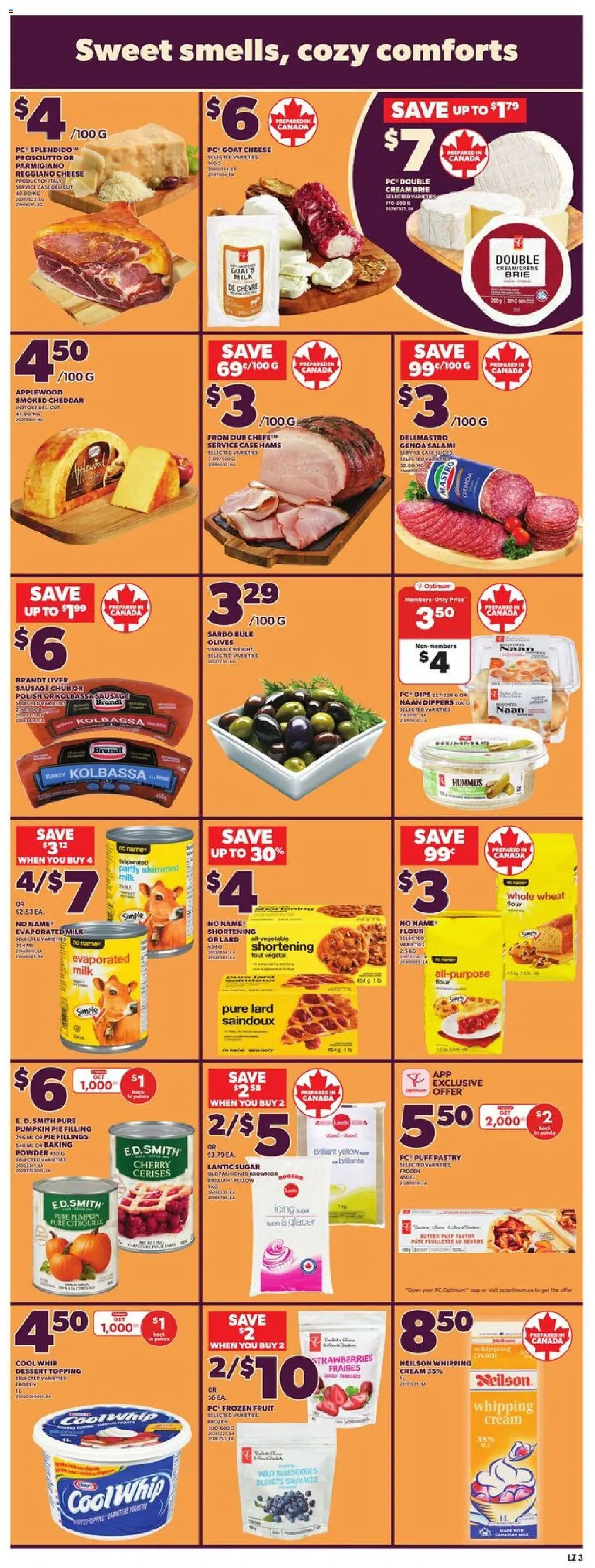 Zehrs flyer valid from 02.10.2025 | Page: 6 | Products: Strawberries, Turkey, Case, Salami