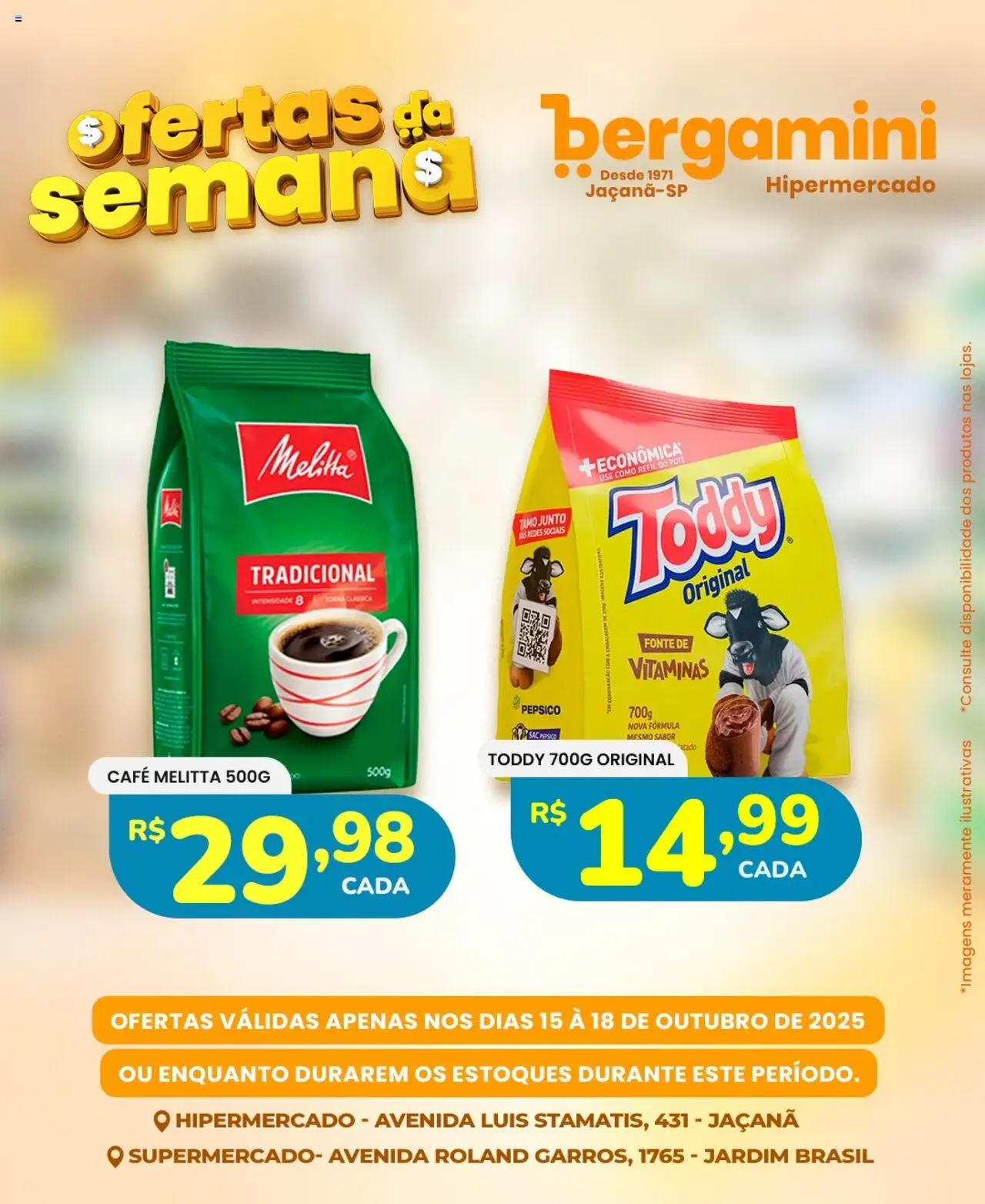 Supermercado Bergamini Folheto - válido de 15.10.2025 | Página: 11 | Produtos: Café
