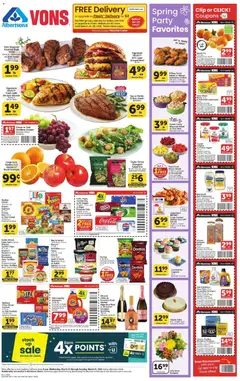 Preview of Vons weekly ads valid from 25.03.2026