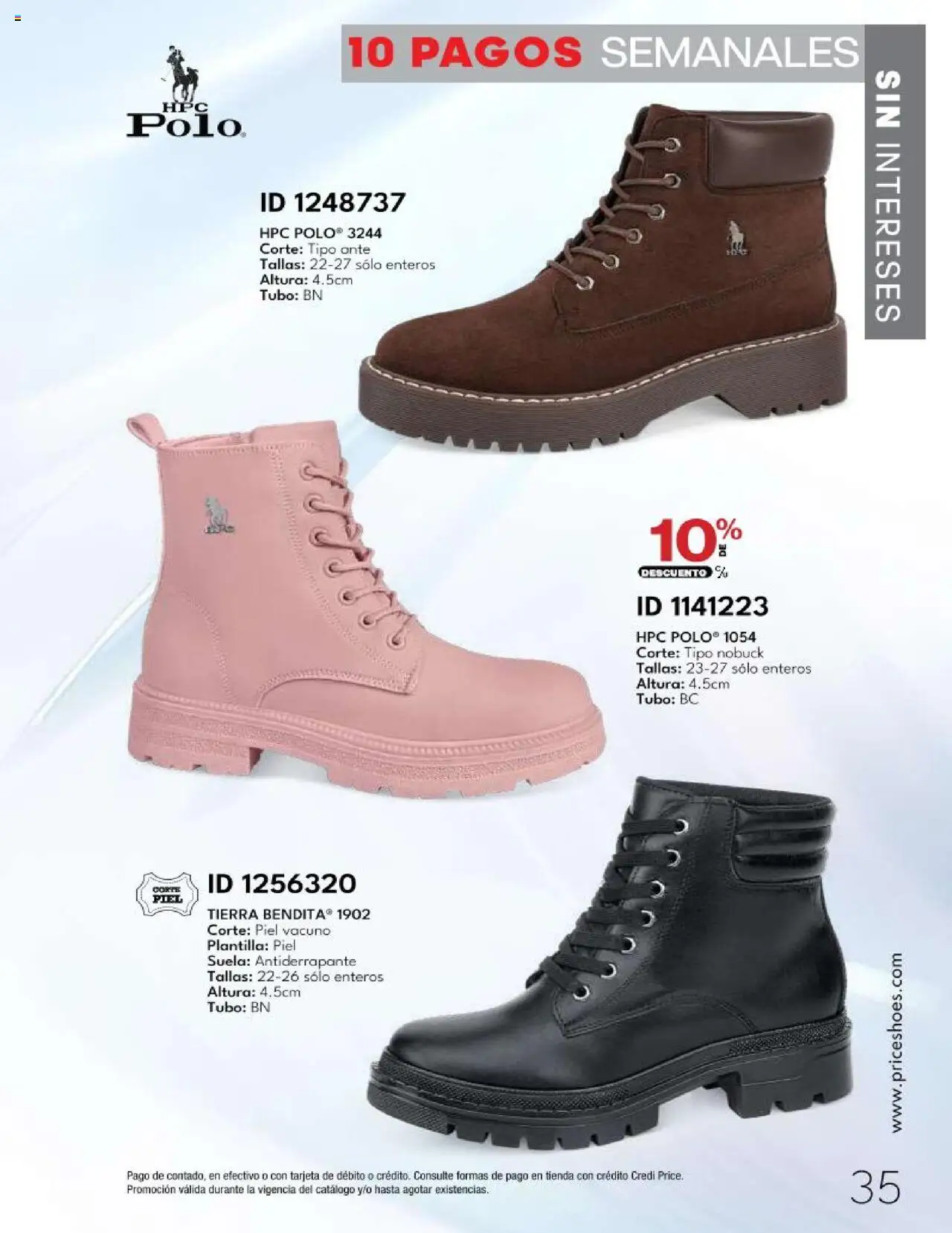 Nuevas ofertas de Price Shoes válidas en toda la República Mexicana desde el 14.10.2025. ¡Encuentra las mejores ofertas en Price Shoes - Catálogo - 10 Pagos sin Intereses! | Página: 37