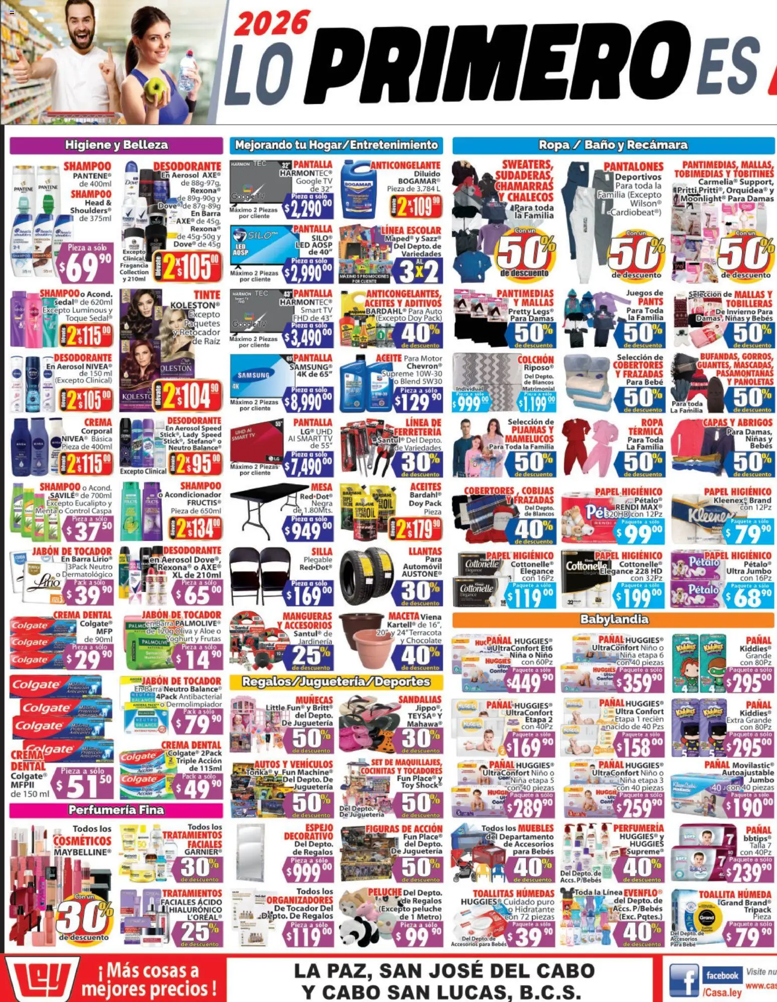 Nuevas ofertas de Casa Ley válidas en toda la República Mexicana desde el 15.01.2026. ¡Encuentra las mejores ofertas en Casa Ley folleto Autoservicio! | Página: 3 | Productos: Toallitas húmedas, Barra, Fragancia, Jabón