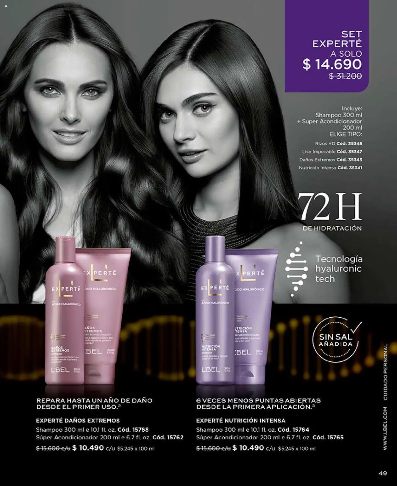 L'Bel Campaña 8 │ válido desde el 29.04.2026 | Página: 51 | Productos: Sal, Acondicionador, Shampoo