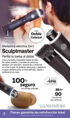 A3D Ofertas  válido desde el 10.04.2026 | Página: 2 | Productos: Agua, Usb, Afeitadora, Cepillo