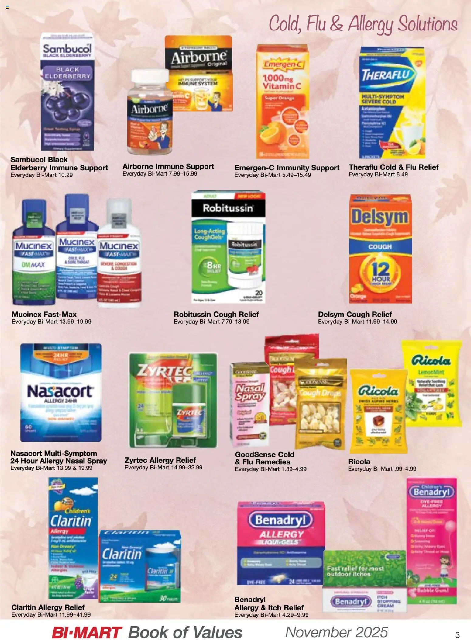 Bi-Mart November Health & Beauty Book of Values - valid from 01.11.2025 | Page: 3 | Products: Vitamin