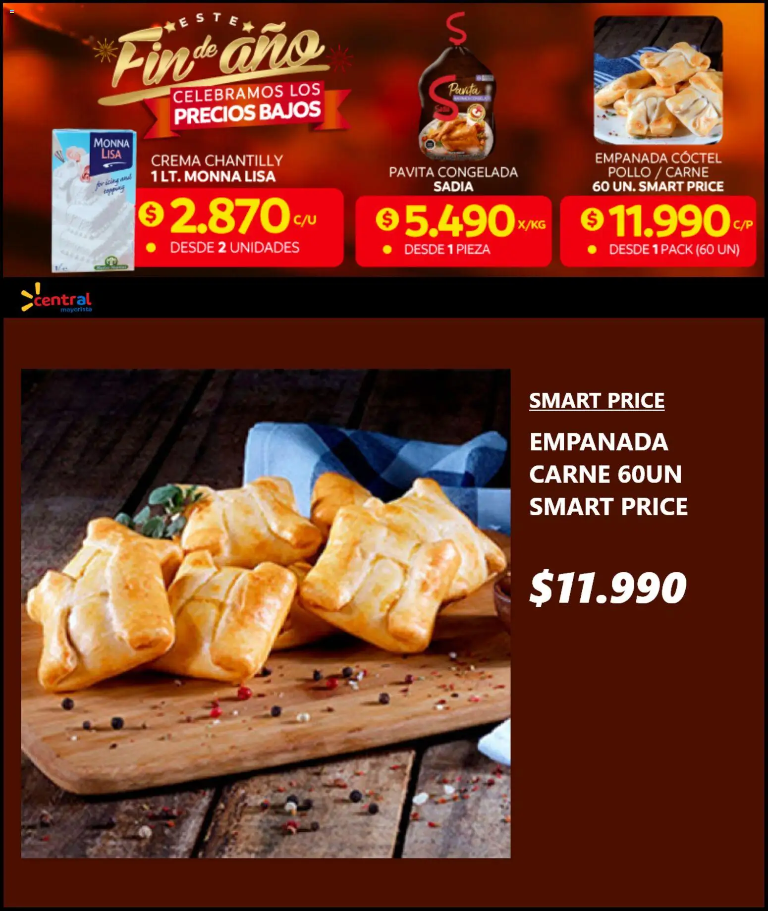Central Mayorista ofertas  │ válido desde el 10.11.2025 | Página: 2 | Productos: Pollo, Crema