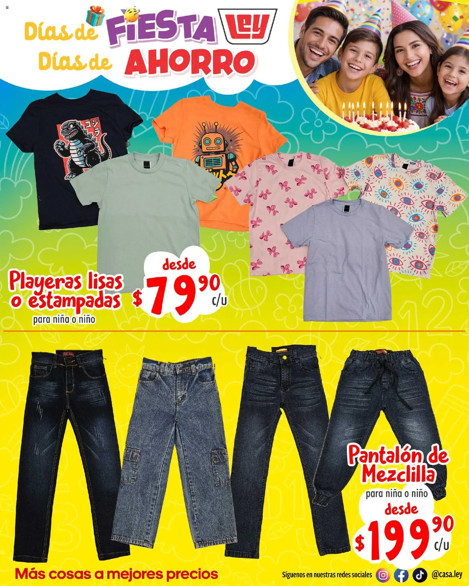 Nuevas ofertas de Casa Ley válidas en toda la República Mexicana desde el 26.04.2026. ¡Encuentra las mejores ofertas en Casa Ley folleto Interior suple Dia del Niño! | Página: 15