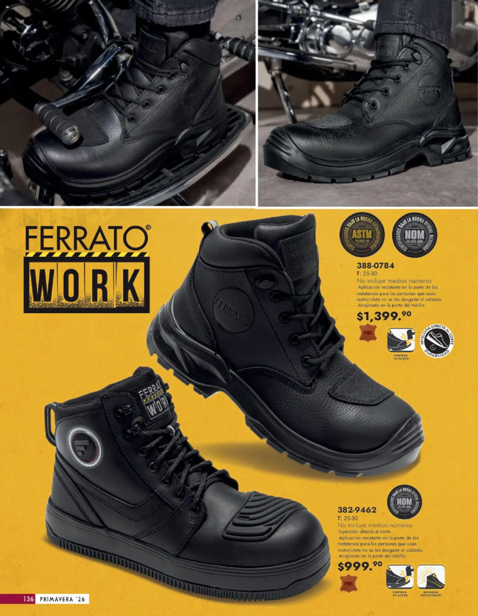 Nuevas ofertas de Andrea válidas en toda la República Mexicana desde el 25.01.2026. ¡Encuentra las mejores ofertas en Andrea catálogo Calzado Caballero! | Página: 136