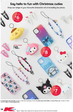 Preview of Kmart - Christmas Toys - valid from 06.11.2025 | Page: 34 | Products: Phone, Iphone, Case, Clips