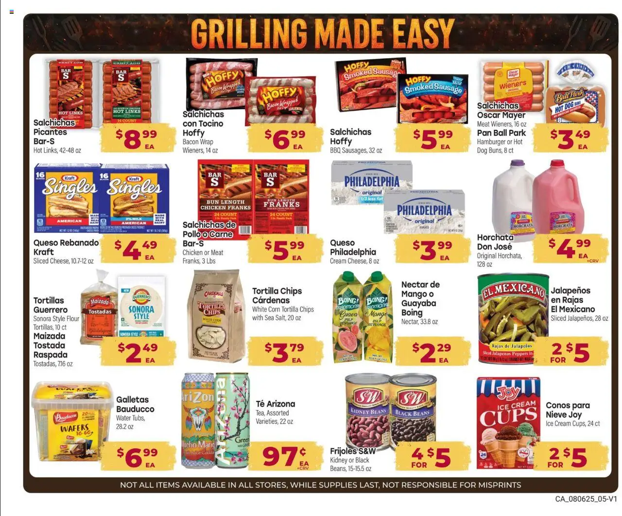 Cardenas Monthly Ad - valid from 06.08.2025 | Page: 5 | Products: Chips, Water, Mango, Sausage