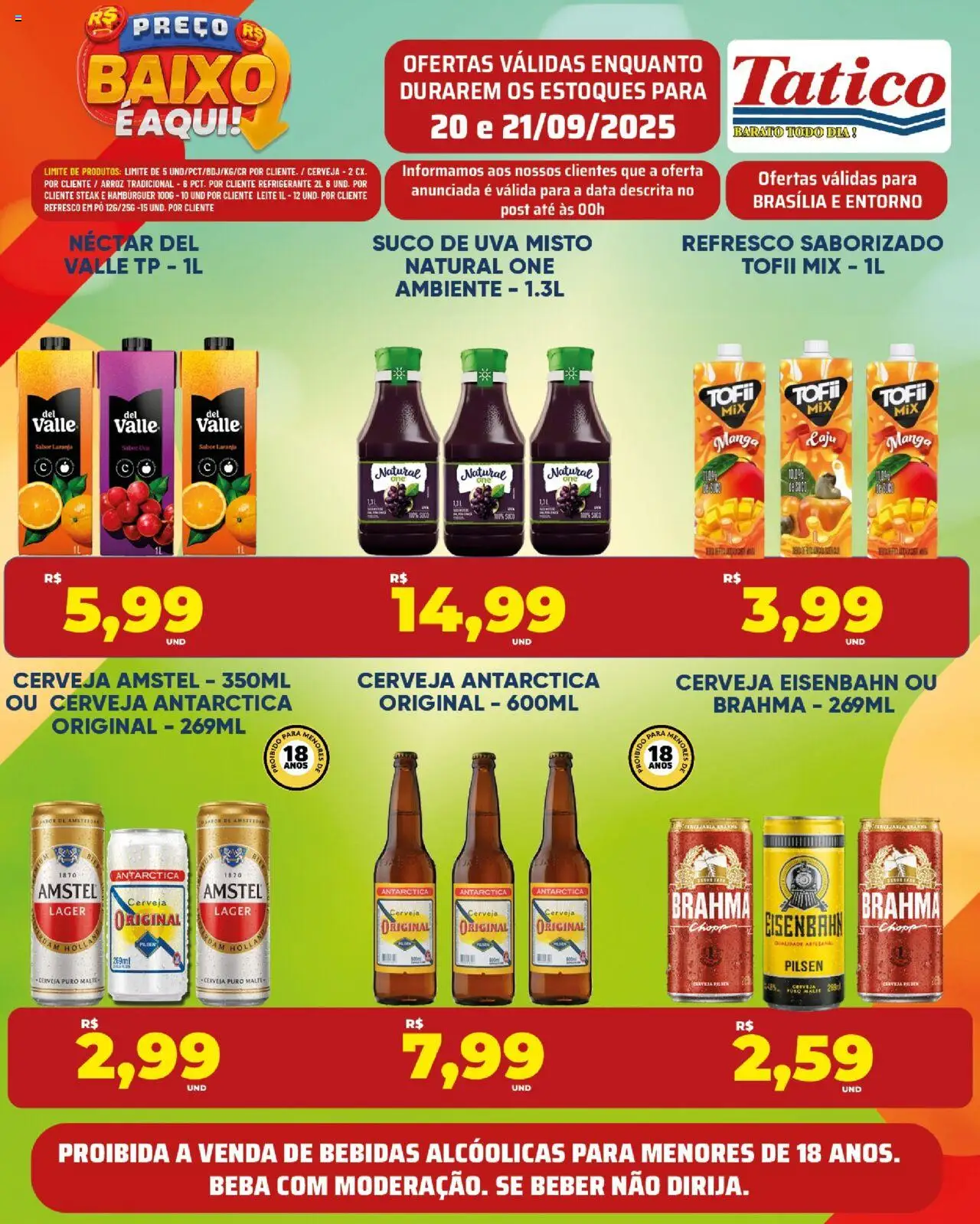 Tatico Folheto - válido de 20.09.2025 | Página: 11 | Produtos: Eisenbahn, Suco, Cerveja, Baixo