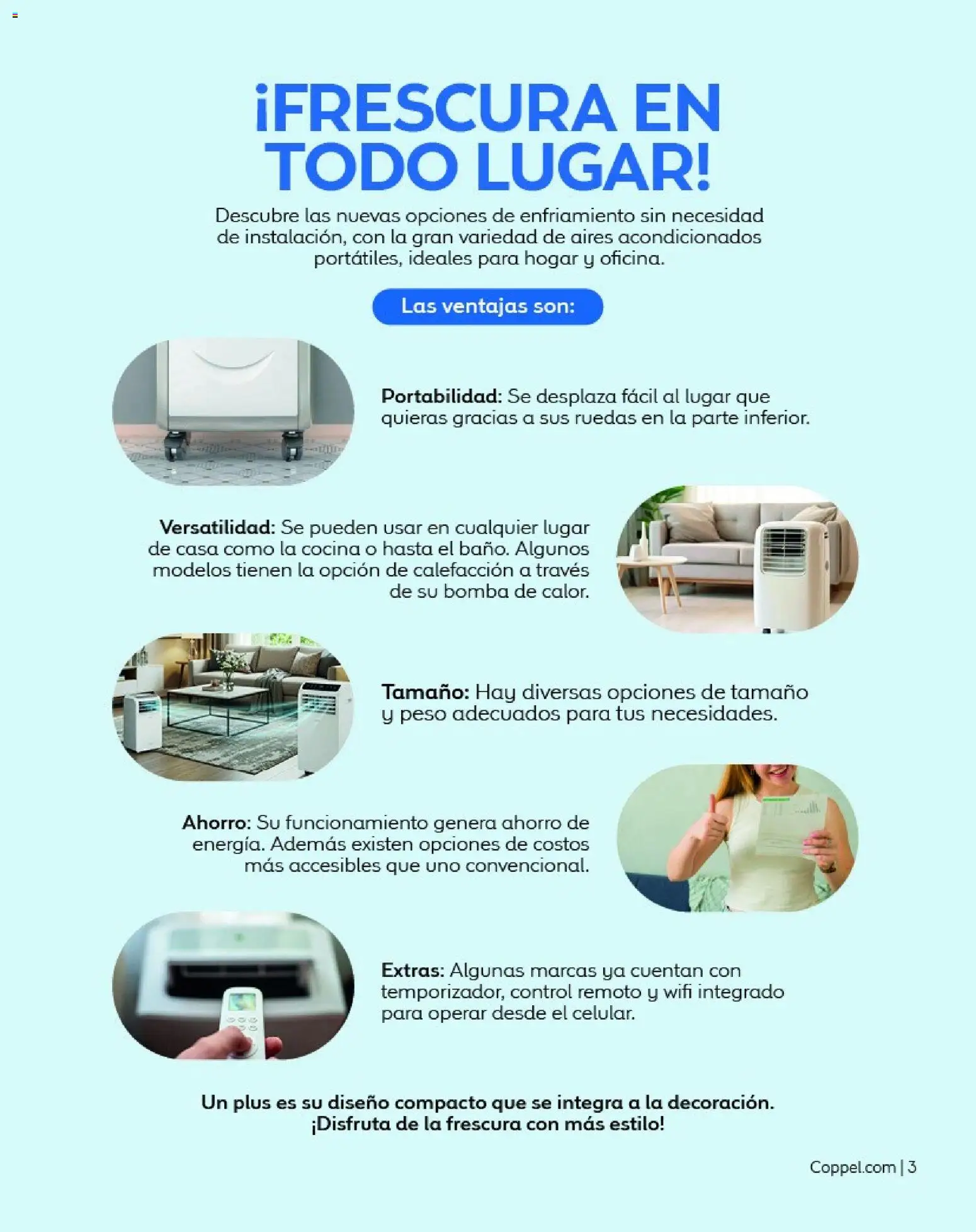 Nuevas ofertas de Coppel válidas en toda la República Mexicana desde el 15.04.2026. ¡Encuentra las mejores ofertas en Coppel catálogo ! | Página: 3 | Productos: Control remoto, Cocina