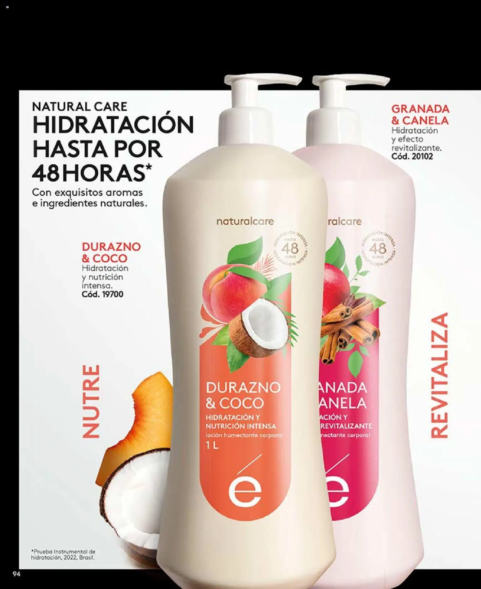Ésika revista - valida desde el 24.04.2026 | Página: 94 | Productos: Loción, Coco, Durazno