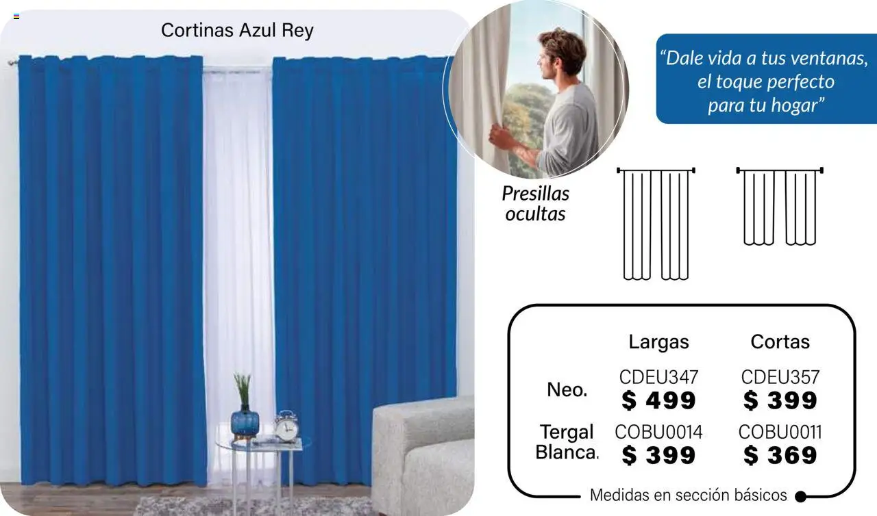 Nuevas ofertas de Colchas Concord válidas en toda la República Mexicana desde el 01.08.2025. ¡Encuentra las mejores ofertas en Colchas Concord - Catálogo! | Página: 969 | Productos: Cortinas