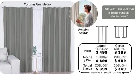 Vista previa de Colchas Concord - Catálogo, nuevo folleto de la tienda, válido en México a partir del 01.08.2025 | Página: 185 | Productos: Cortinas