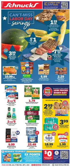 Preview of Schnucks weekly ads valid from 27.08.2025