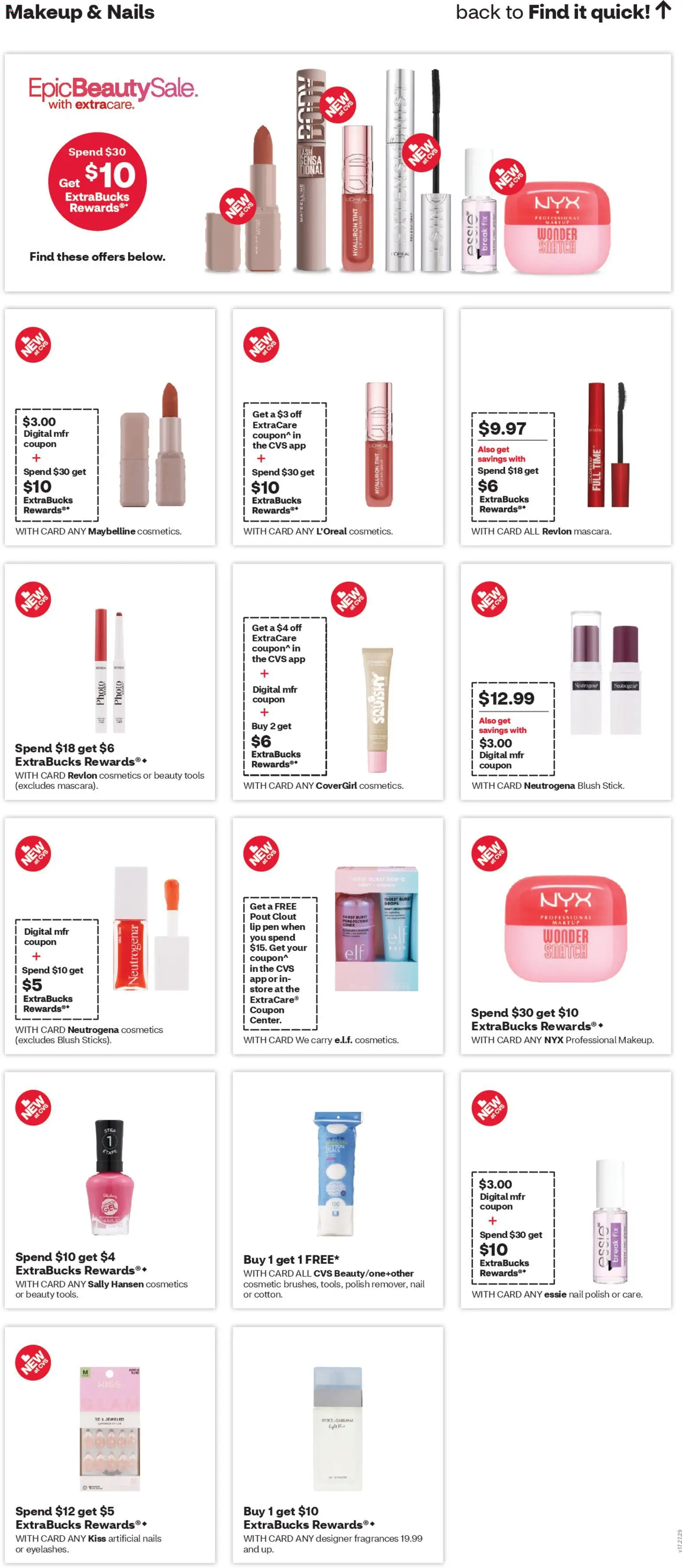 CVS Pharmacy Weekly Ad - CT - valid from 15.03.2026 | Page: 11 | Products: Pen, Nail, Nail polish, Toner