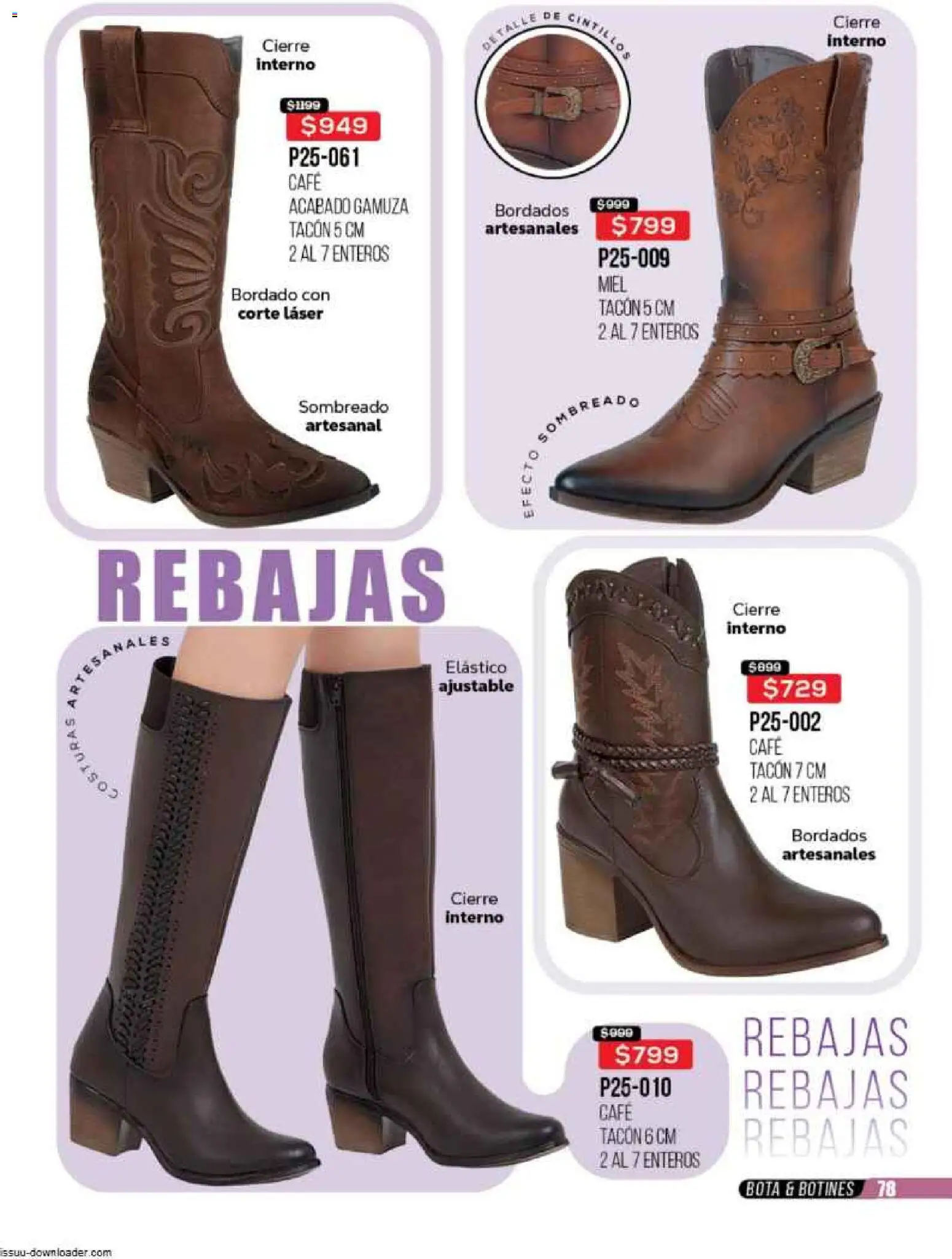 Nuevas ofertas de Cklass válidas en toda la República Mexicana desde el 31.10.2025. ¡Encuentra las mejores ofertas en Cklass catálogo Super Rebajas Ropa! | Página: 352 | Productos: Café, Gamuza, Botines